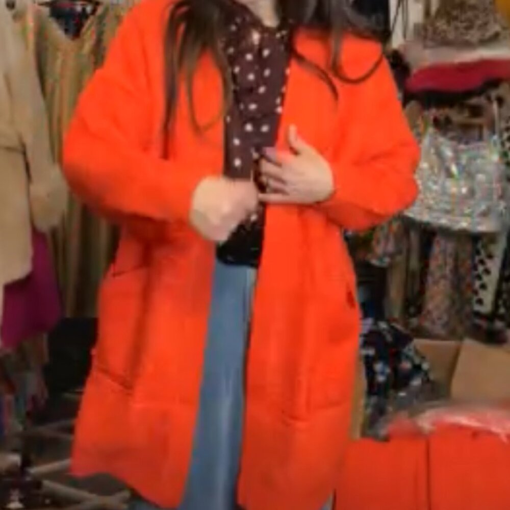 ShopEvelynne Vibrant Orange Jacket